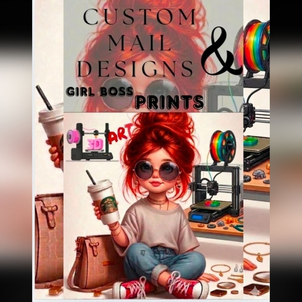 💌Live Banner Custom Mail Designs  ♡Ask Me About My 3dprints 💕 - Picture 3 of 7